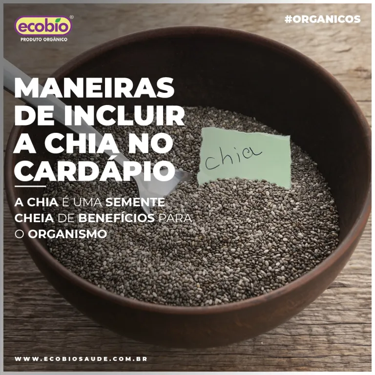 Maneiras de incluir a Chia no cardápio